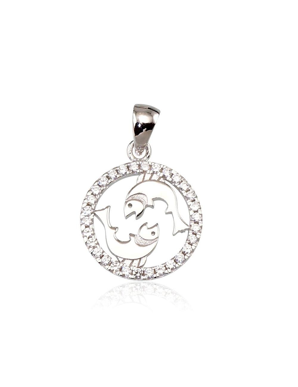 Silver pendant with Zirkons