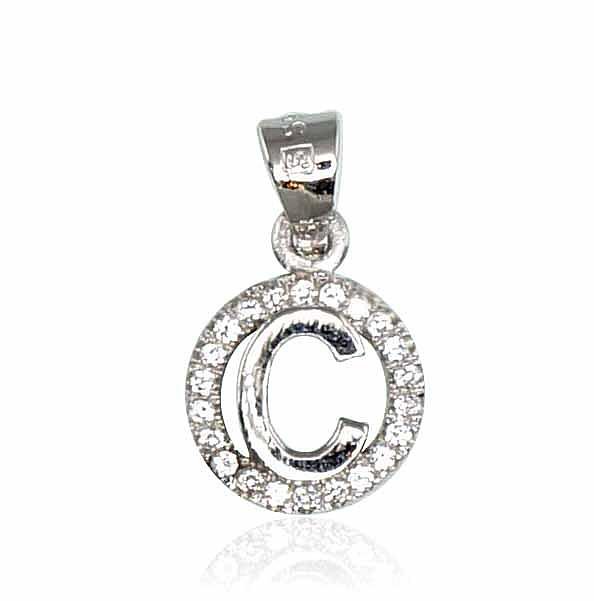Silver pendant with Zirkons