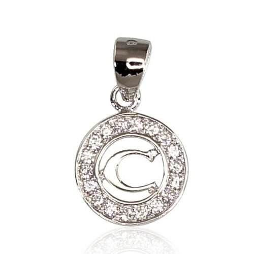 Silver pendant with Zirkons