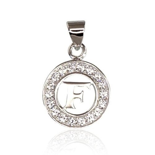 Silver pendant with Zirkons