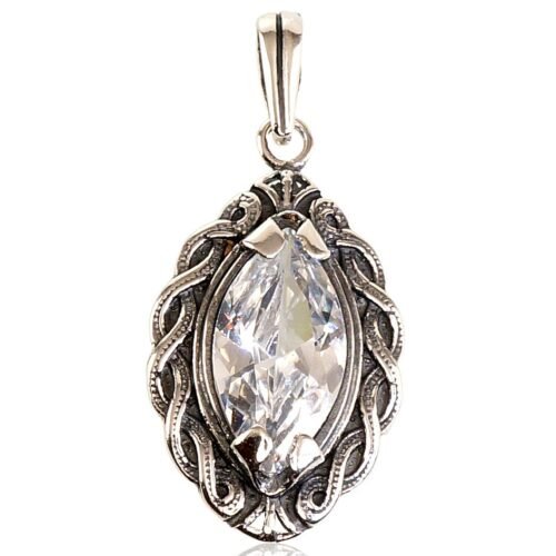 Silver pendant with Zirkons