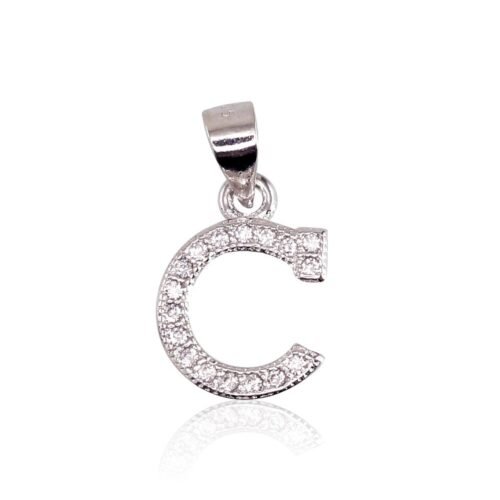 Silver pendant with Zirkons