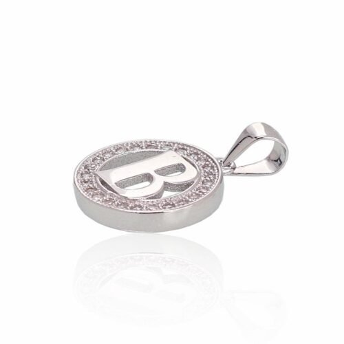 Alternative view of Silver pendant with Zirkons