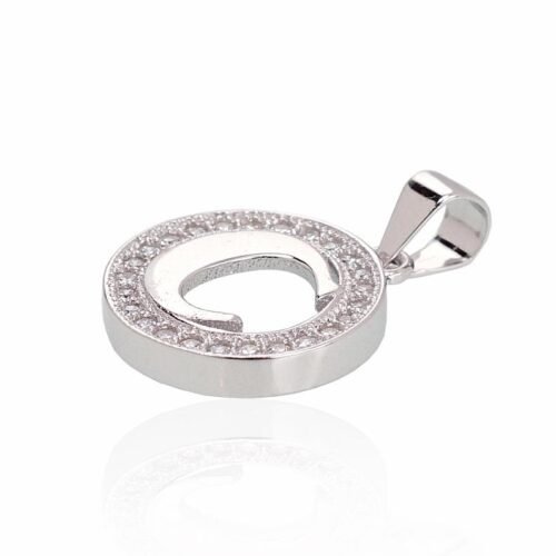 Alternative view of Silver pendant with Zirkons