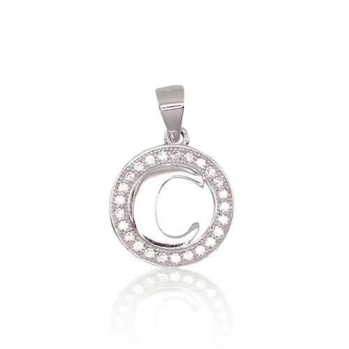 Silver pendant with Zirkons