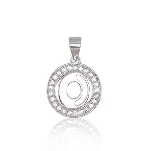 Silver pendant with Zirkons
