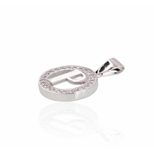 Alternative view of Silver pendant with Zirkons