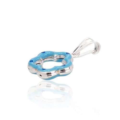 Alternative view of Silver pendant with Jewelery enamel