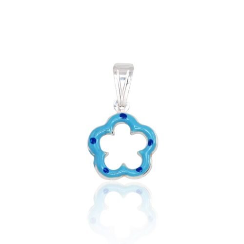 Silver pendant with Jewelery enamel