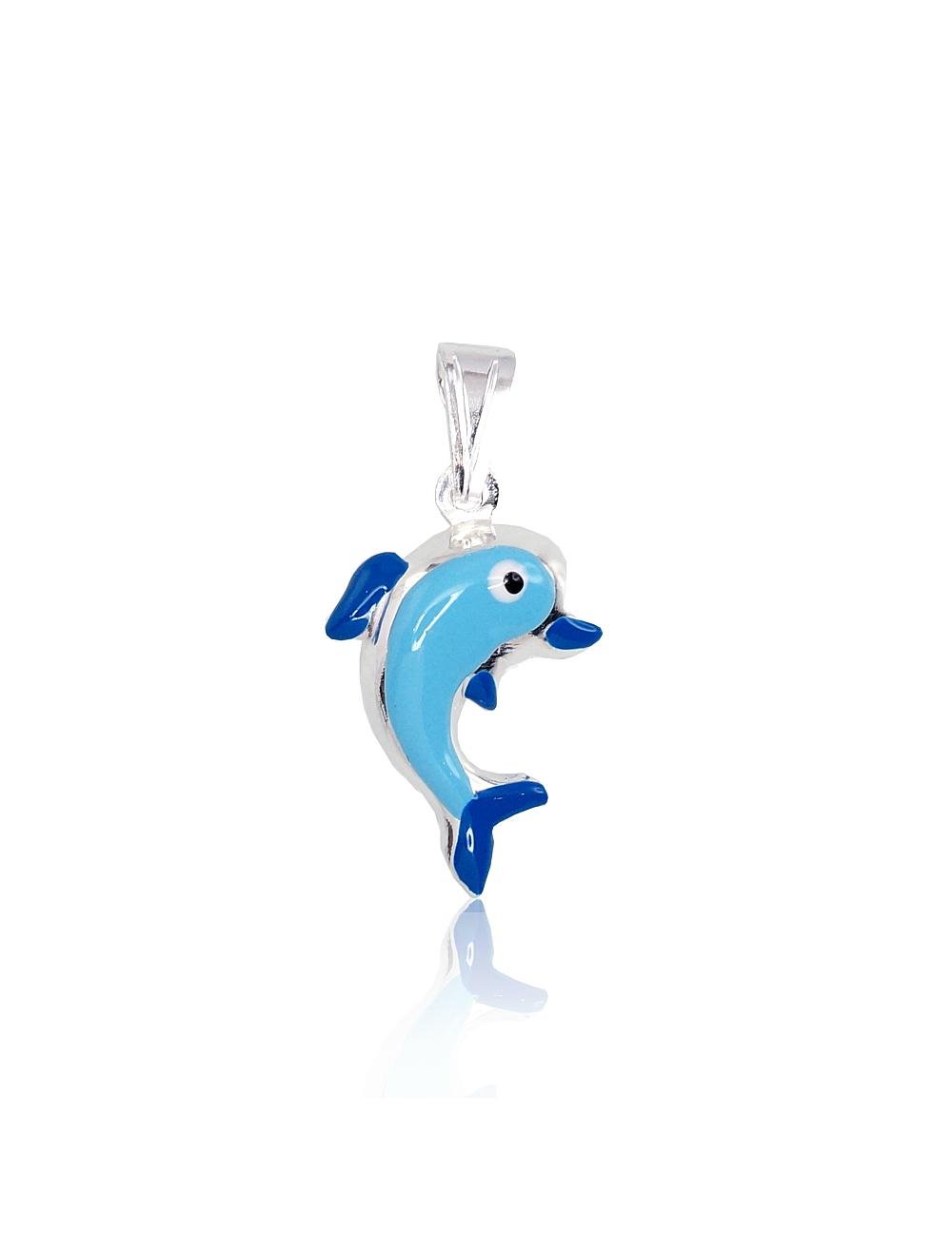 Silver pendant with Jewelery enamel