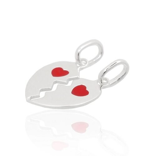 Alternative view of Silver pendant with Jewelery enamel