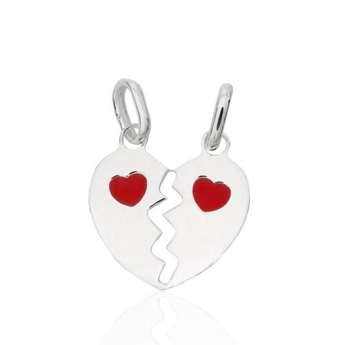 Silver pendant with Jewelery enamel