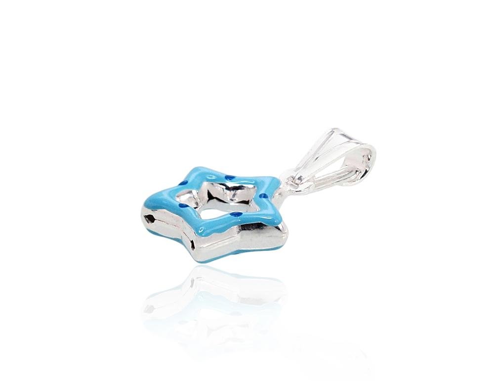 Silver pendant with Jewelery enamel - Image 2