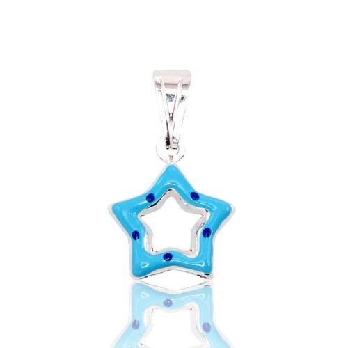 Silver pendant with Jewelery enamel