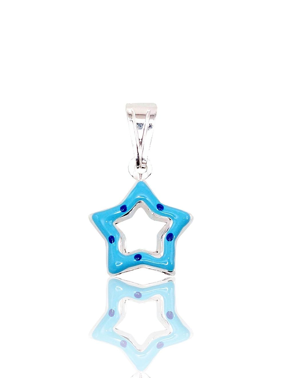 Silver pendant with Jewelery enamel