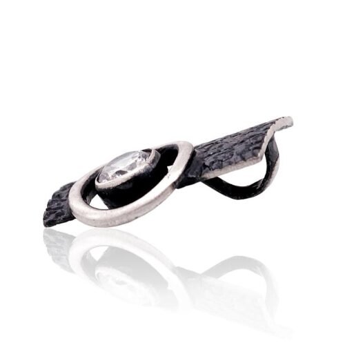 Alternative view of Silver pendant with Zirkons