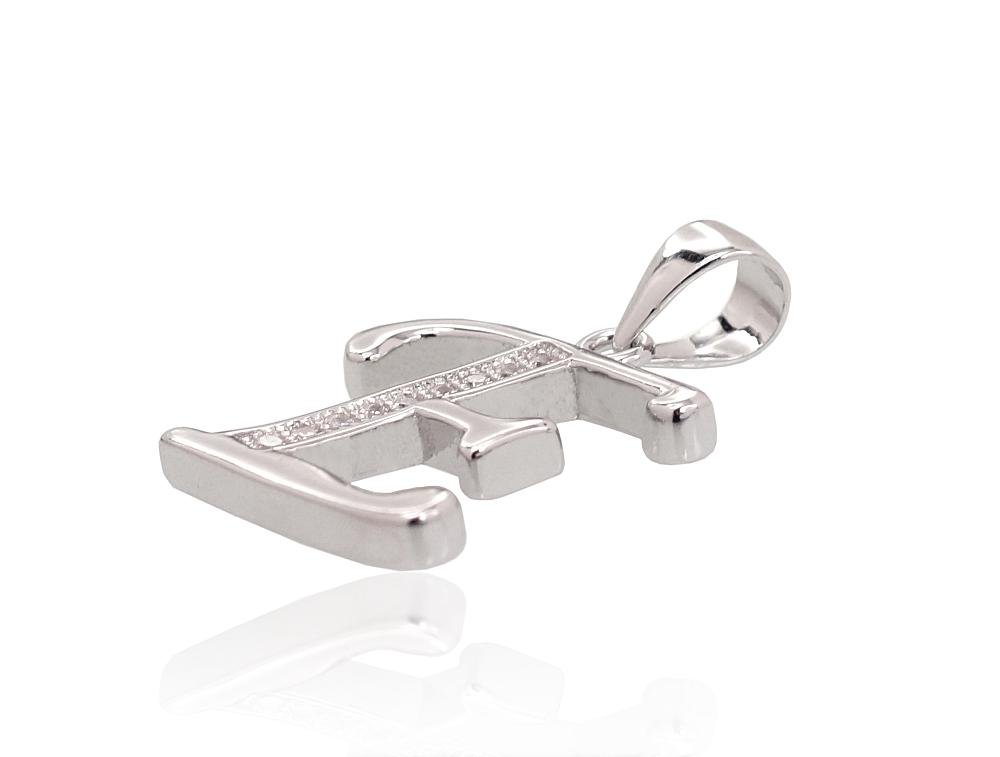 Silver pendant with Zirkons - Image 2
