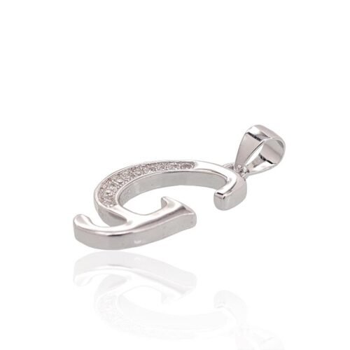 Alternative view of Silver pendant with Zirkons