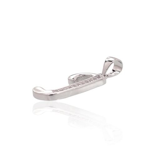 Alternative view of Silver pendant with Zirkons