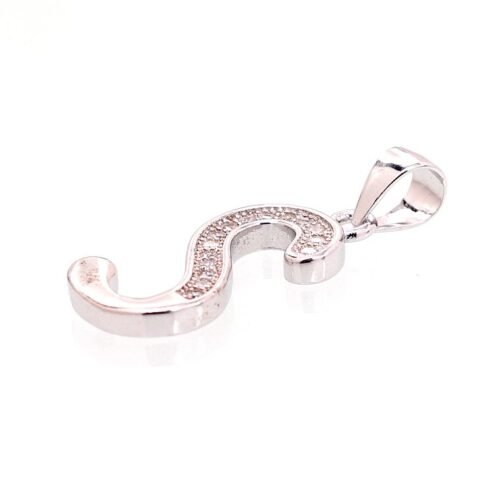 Alternative view of Silver pendant with Zirkons