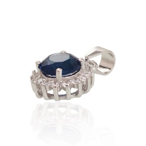 Alternative view of Silver pendant with Zirkons