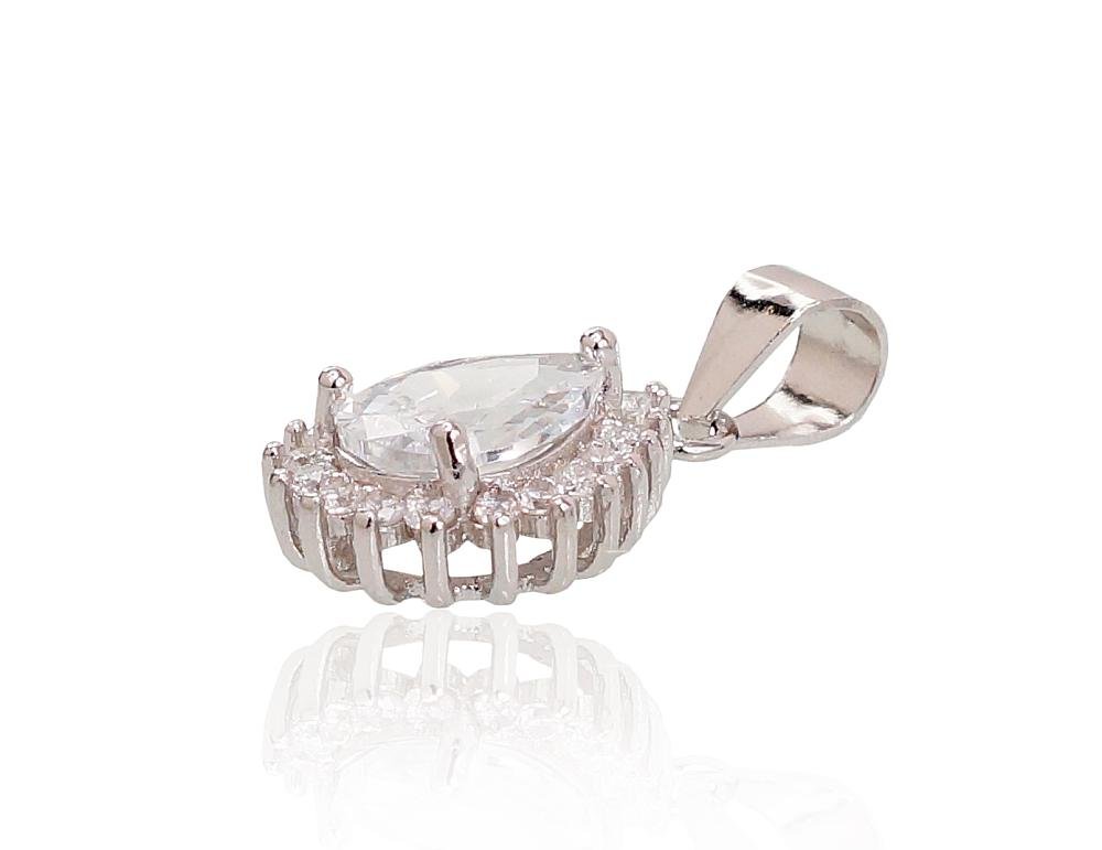 Silver pendant with Zirkons - Image 2