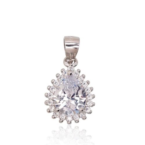 Silver pendant with Zirkons
