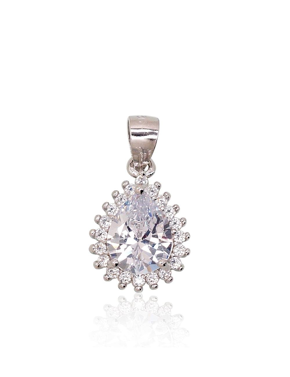 Silver pendant with Zirkons