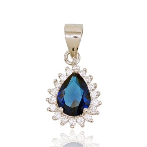 Silver pendant with Zirkons