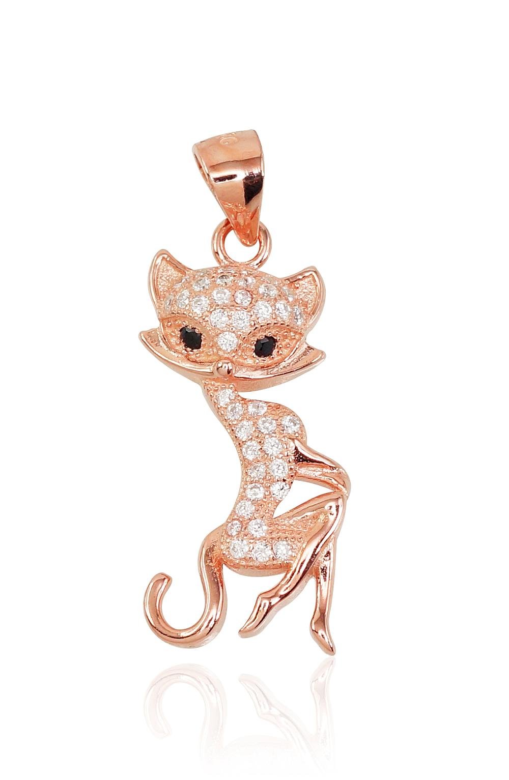 Silver pendant with Zirkons