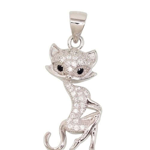 Silver pendant with Zirkons