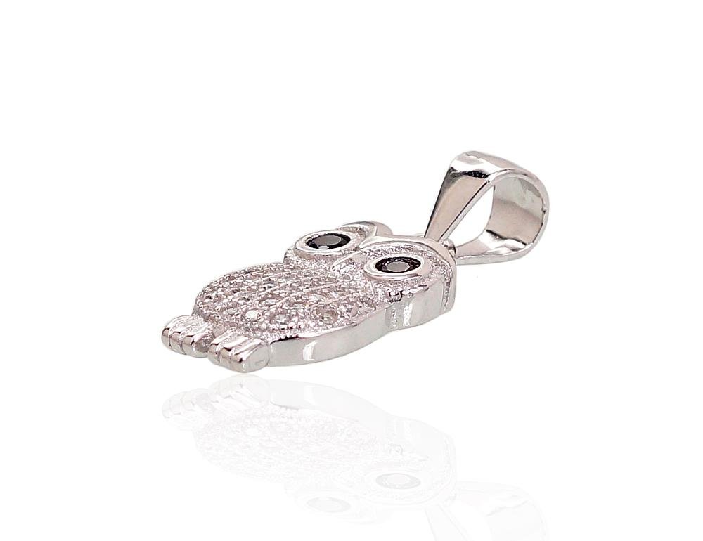 Silver pendant with Zirkons - Image 2