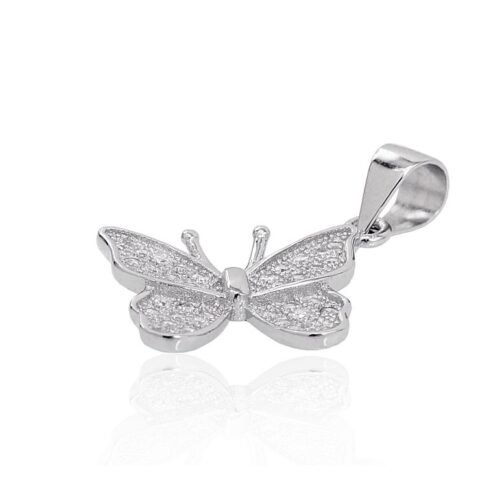 Alternative view of Silver pendant with Zirkons