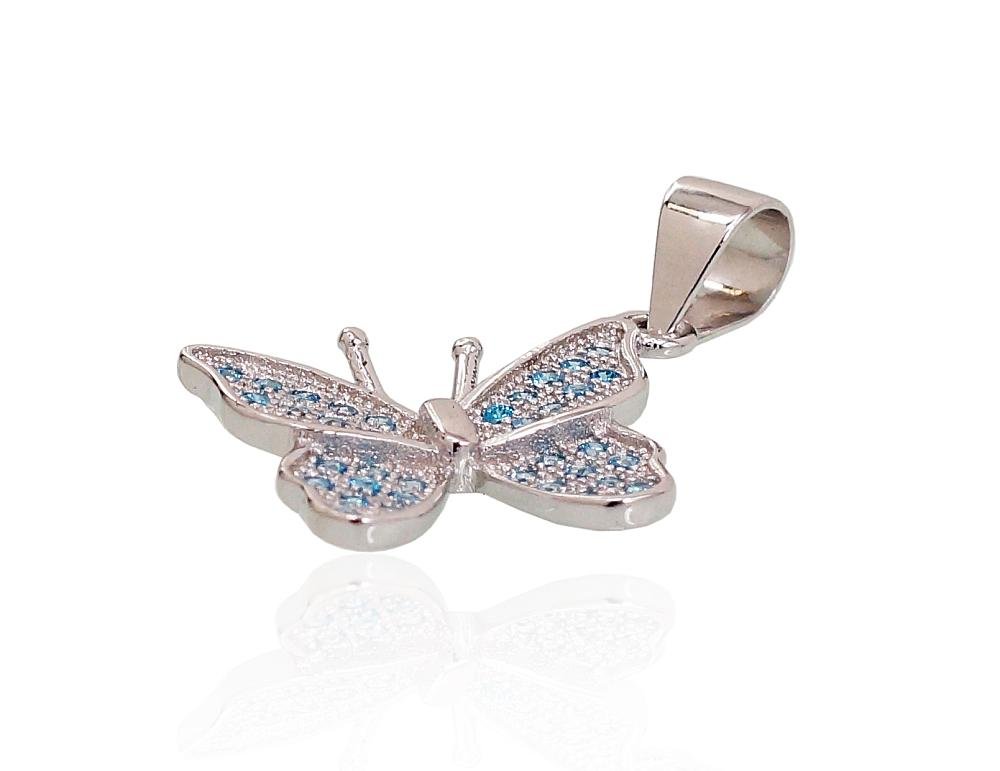Silver pendant with Zirkons - Image 2