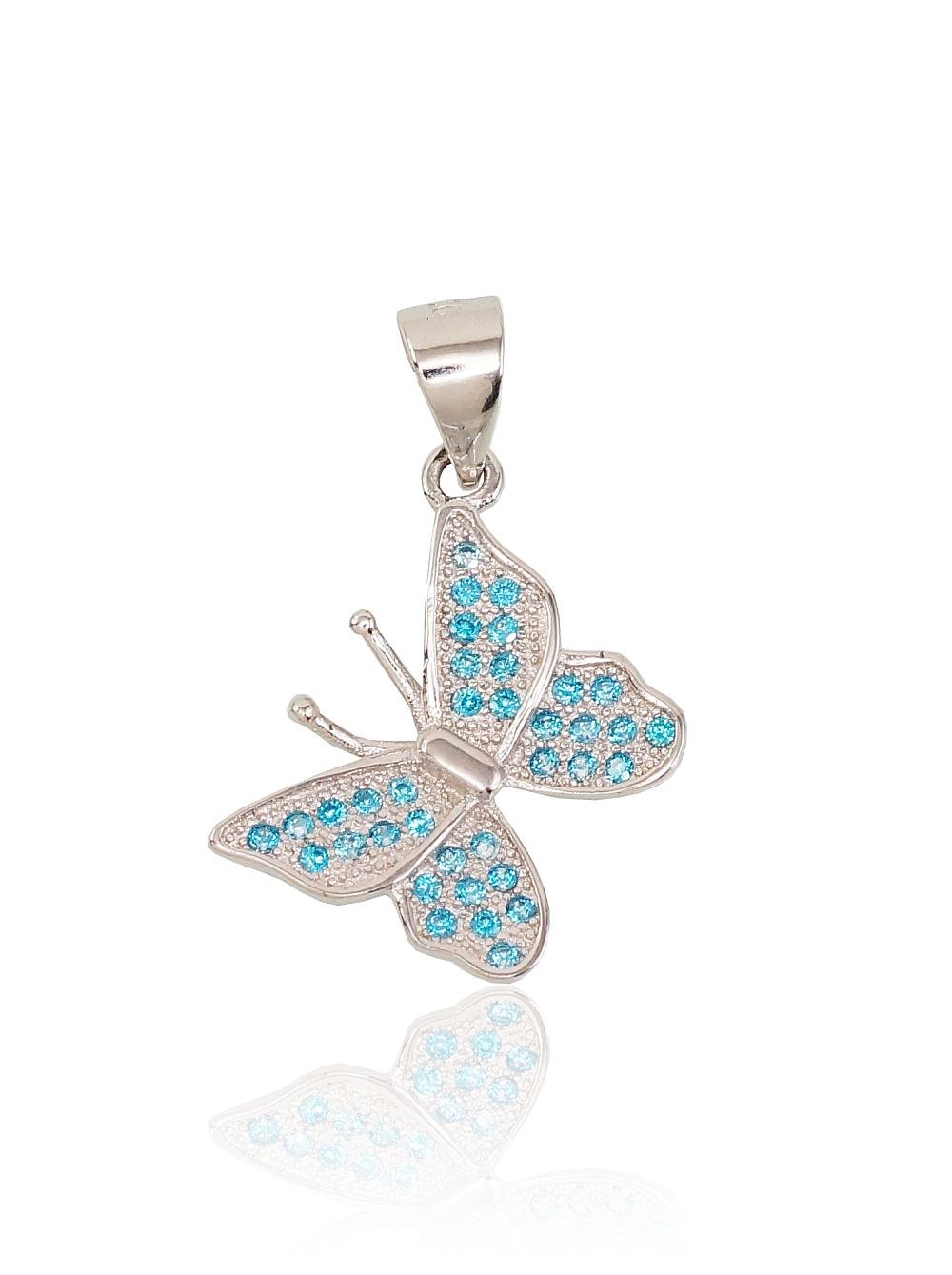 Silver pendant with Zirkons