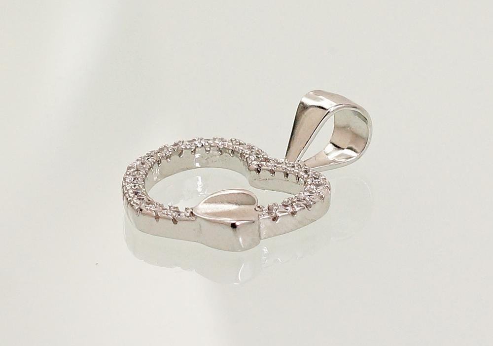 Silver pendant with Zirkons - Image 2