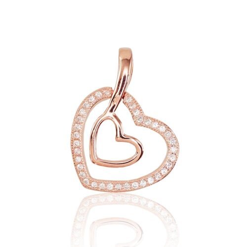 Silver pendant with Zirkons