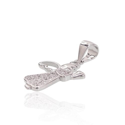 Alternative view of Silver pendant with Zirkons