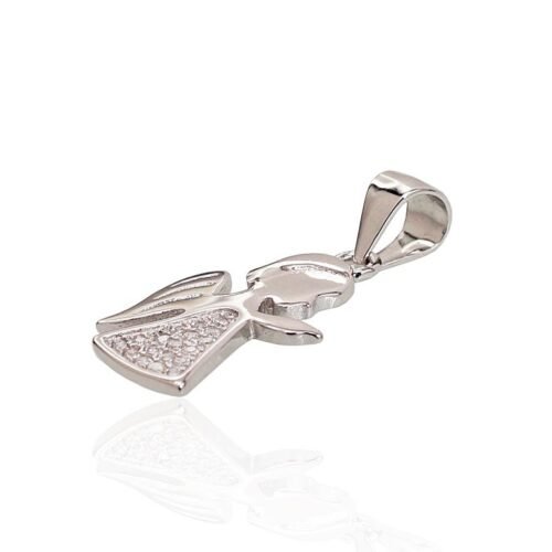 Alternative view of Silver pendant with Zirkons
