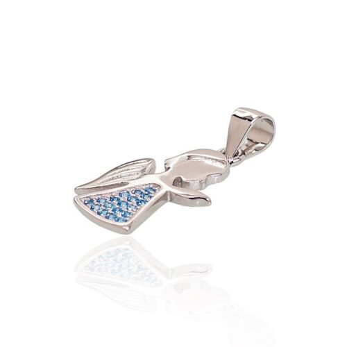 Alternative view of Silver pendant with Zirkons