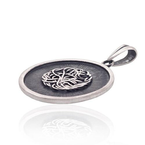 Alternative view of Silver pendant