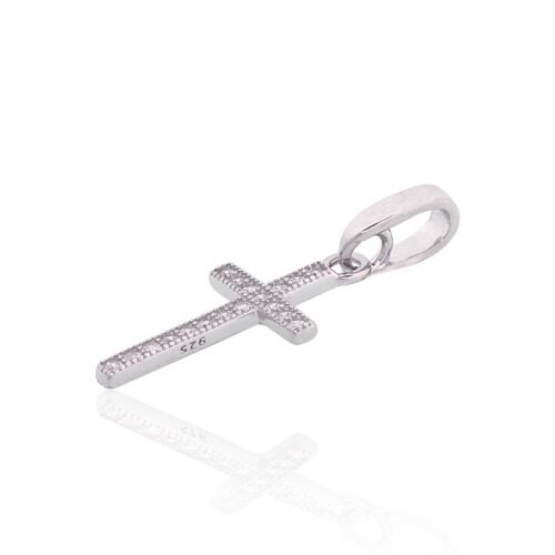 Alternative view of Silver pendant with Zirkons