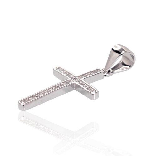 Alternative view of Silver pendant with Zirkons