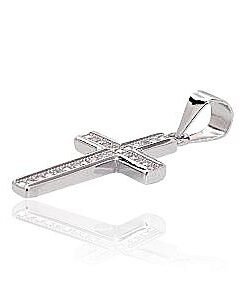 Alternative view of Silver pendant with Zirkons
