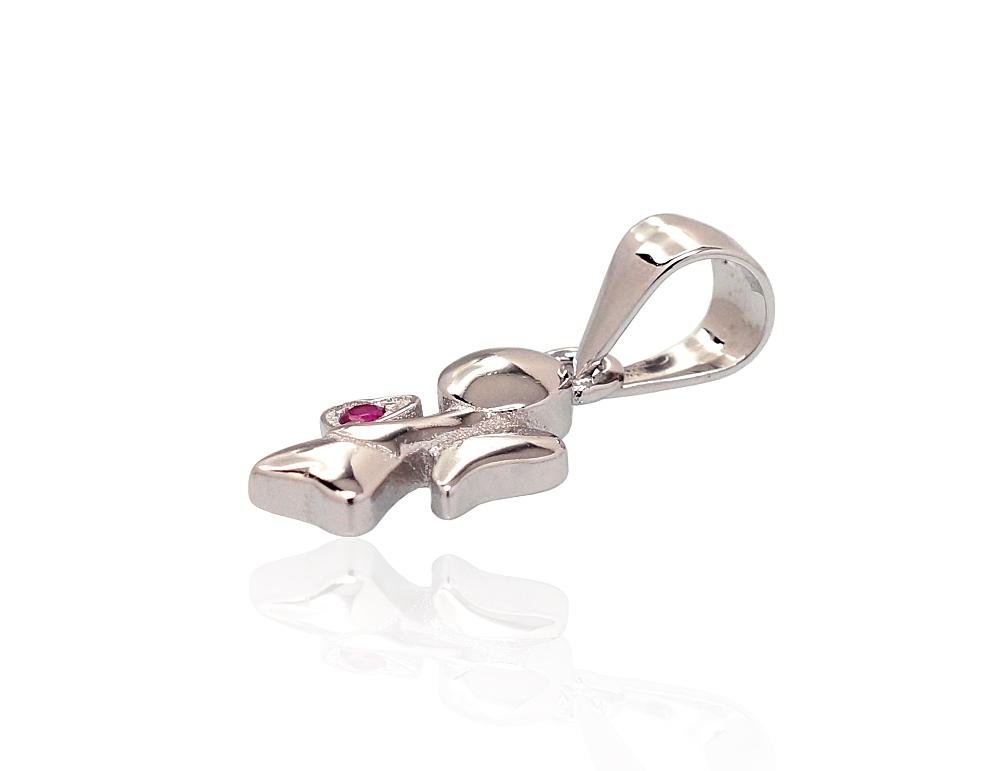 Silver pendant with Zirkons - Image 2
