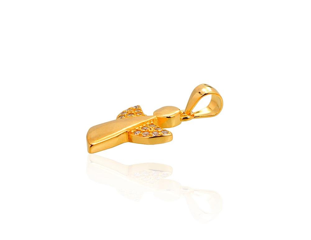 Silver pendant with Zirkons - Image 2