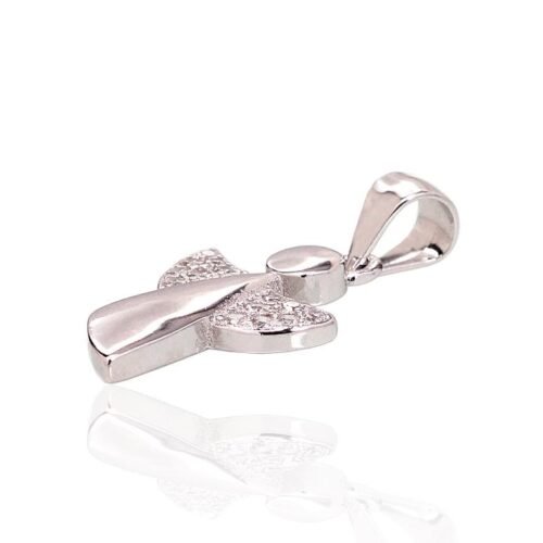Alternative view of Silver pendant with Zirkons