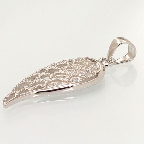 Alternative view of Silver pendant with Zirkons