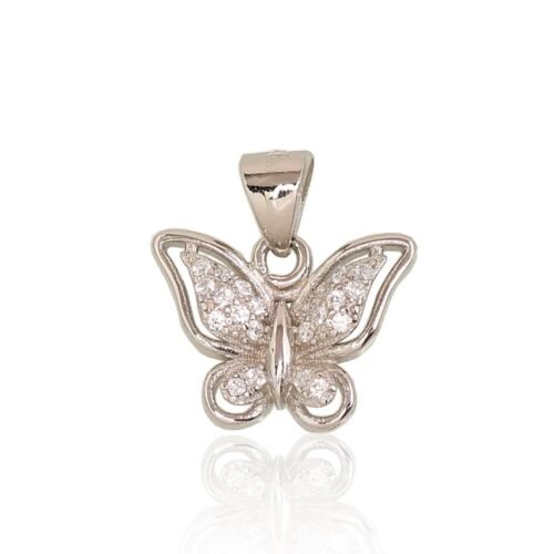 Silver pendant with Zirkons