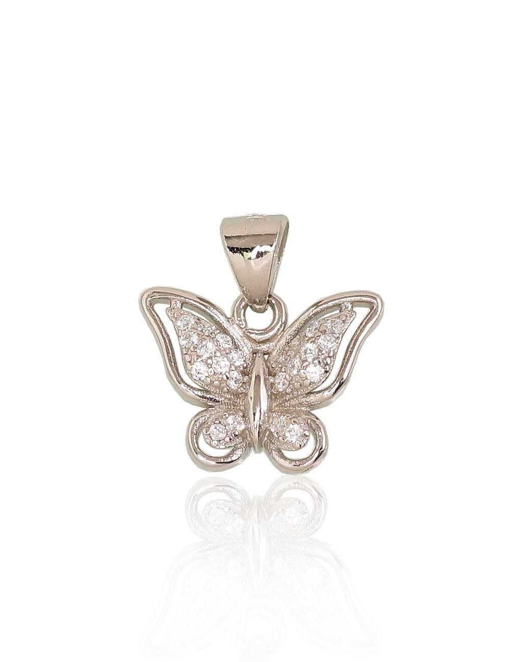 Silver pendant with Zirkons
